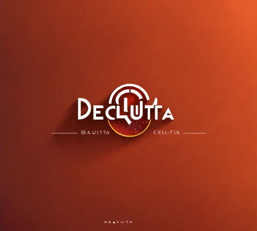 a creative startup logo for the brand name _Declut