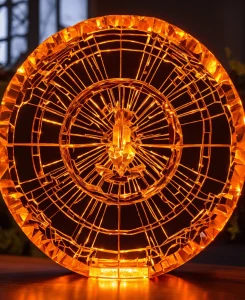 cut crystal jackolantern